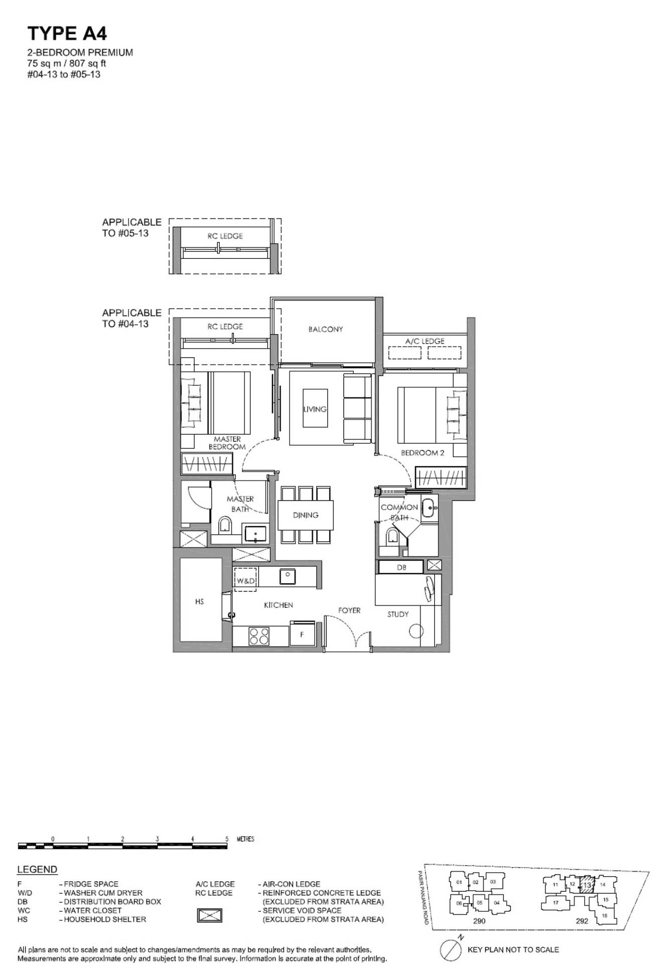 The Hillshore floorplan
